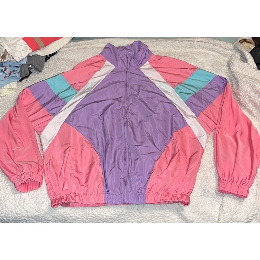Colorblocker Lightweight Vintage Style Bomber Jacket